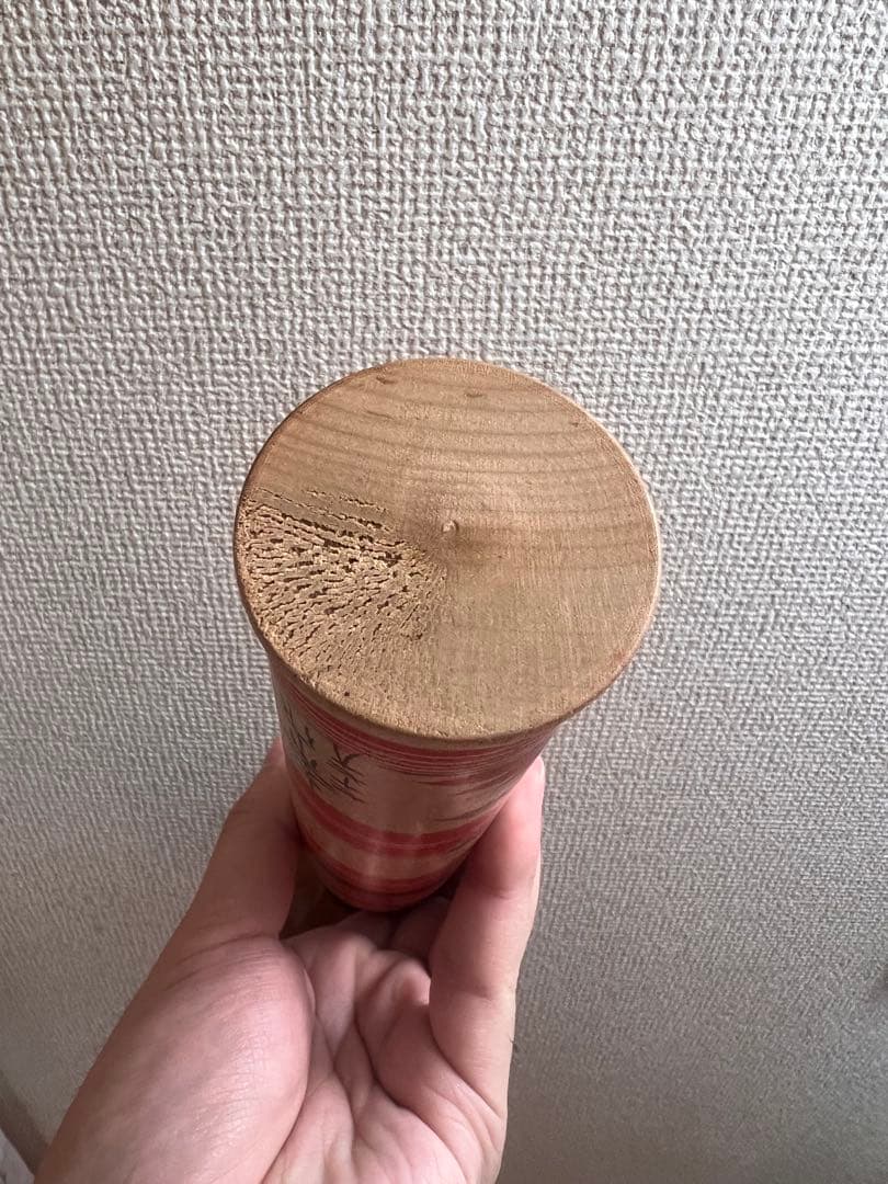 鎌田文市工人 77才の時の作 コケシ 30cm