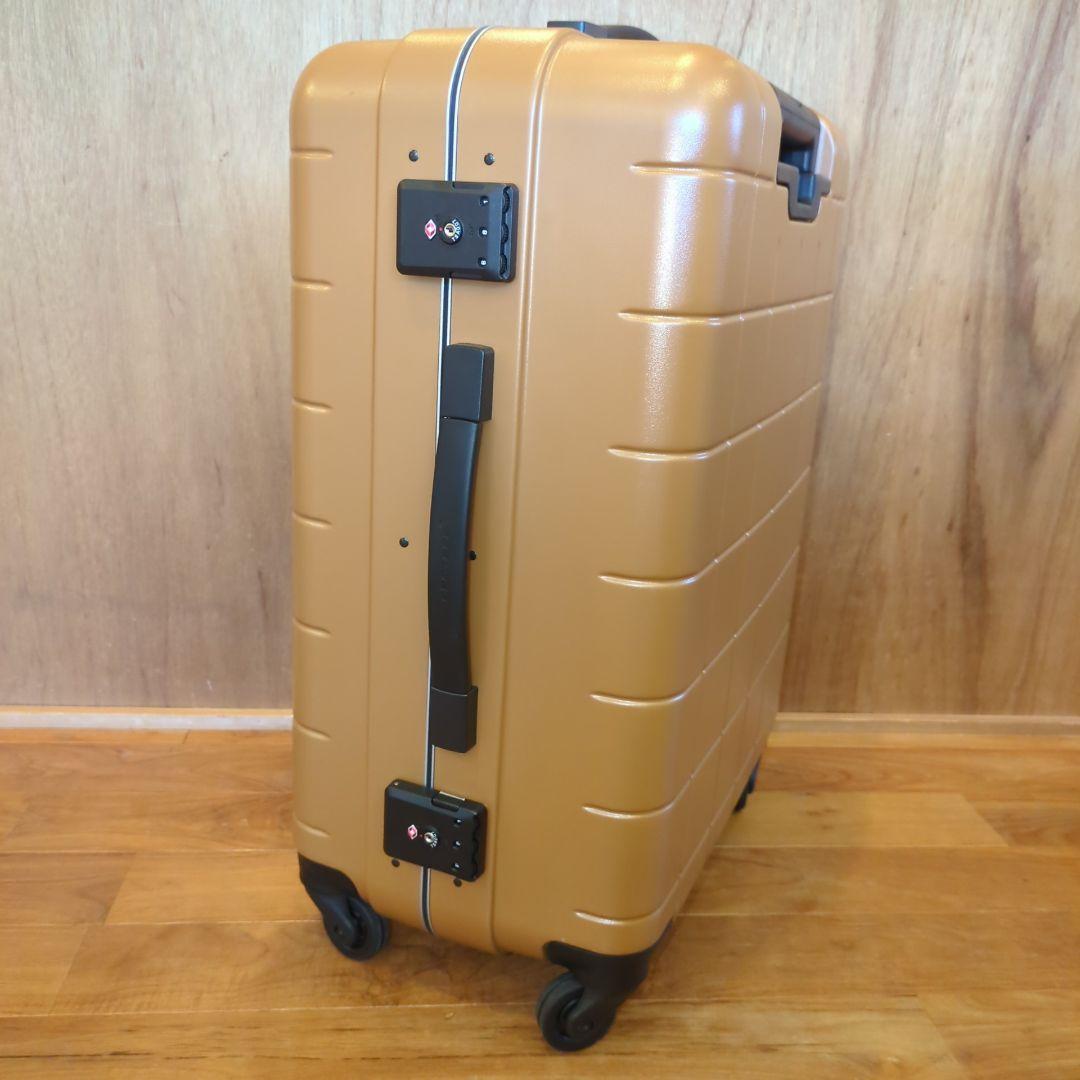 美品◆Protecaプロテカ チェッカー フレーム スーツケース 54L 日本製