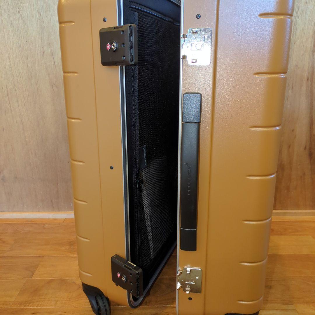 美品◆Protecaプロテカ チェッカー フレーム スーツケース 54L 日本製