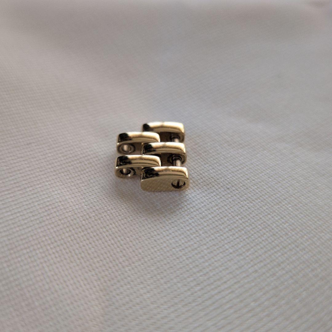 カルティエ パンテールミニ用 コマ 純正K18YG ベルトパーツ ゴールド