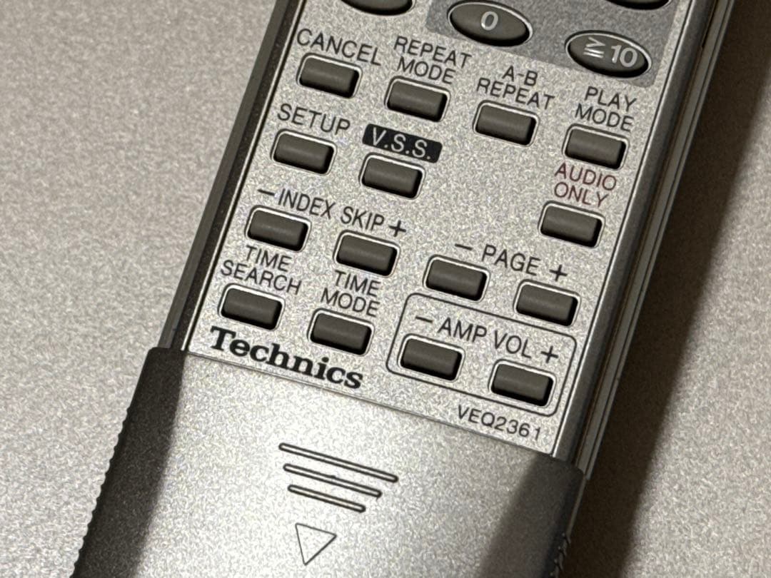 Technics DVD-A10 リモコン VEQ2361