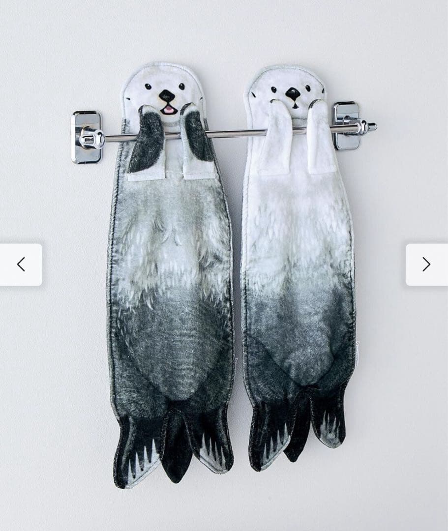 【おまけ付】鳥羽水族館×フェリシモ おなかをなでなで ラッコのぶらーんタオル