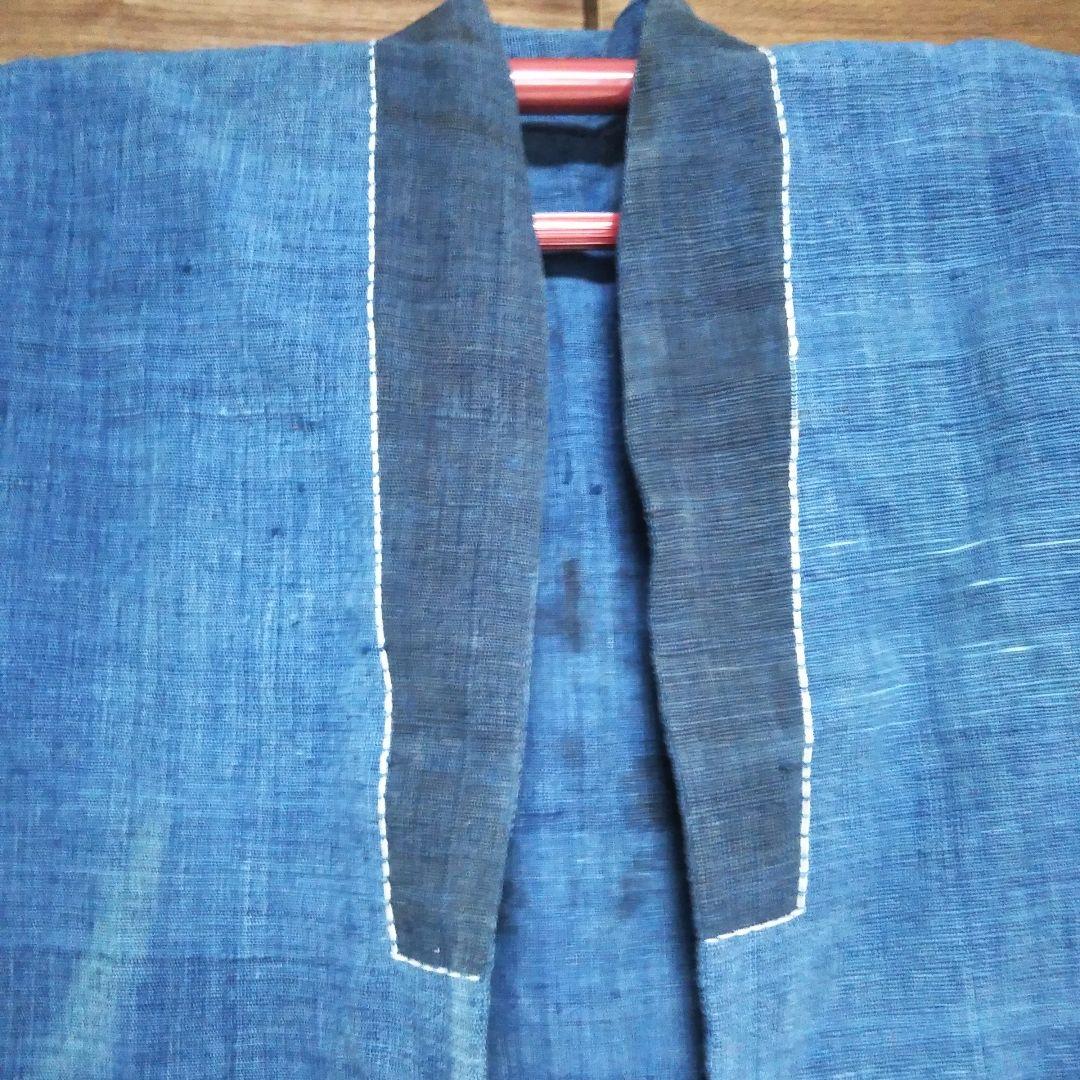 アイヌ着物　切り伏せ刺繍