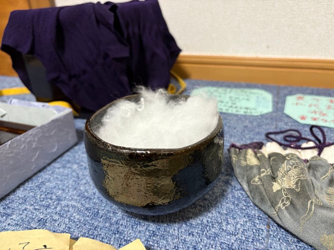 カ*カ様 玄々斎　6代大樋　黒茶碗　茶道具