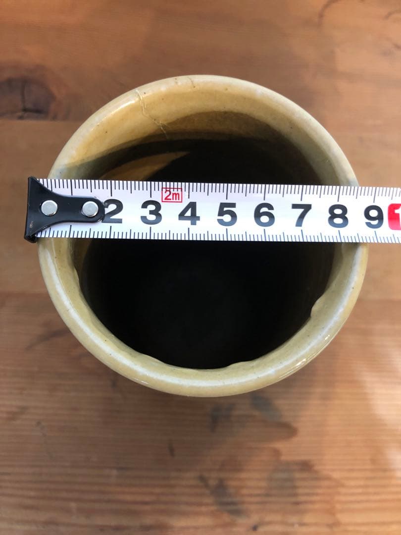 ユニーク♪　押葉瓶　河合紀作　花瓶　花器　生け花　インテリア　陶芸