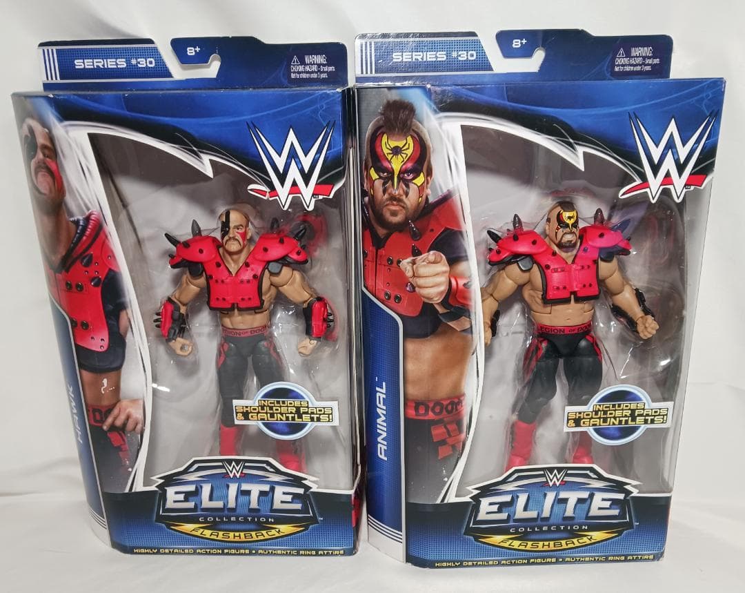 未開封品 マテル社 ロード ウォリアー プロレス　アニマル　ホーク