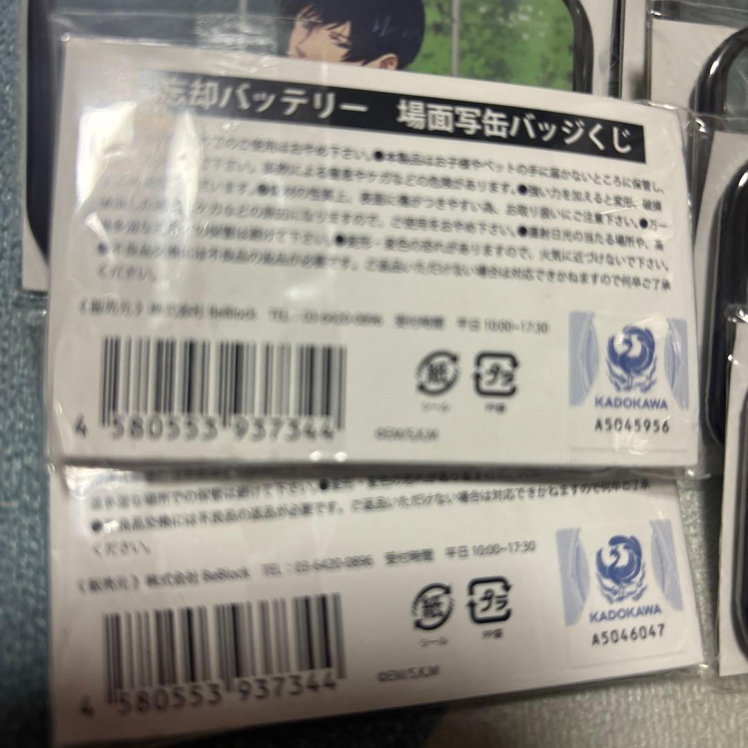 忘却バッテリー 場面写缶バッジ　イオン　清峰葉流火