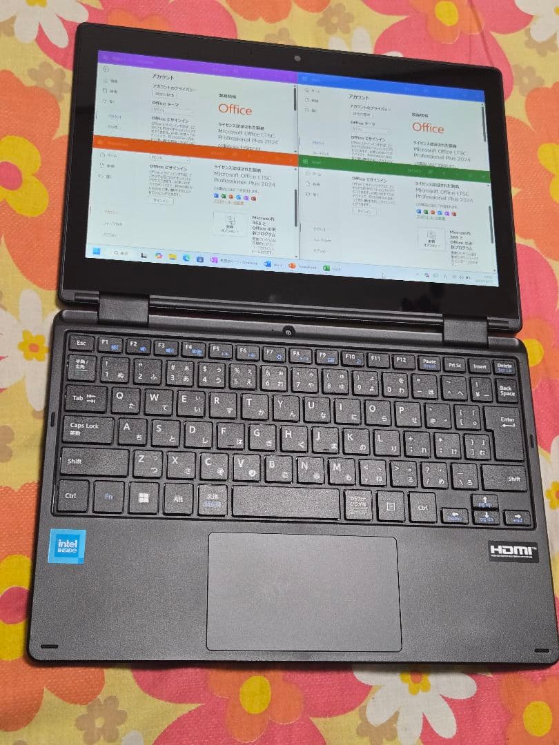 値下げ【Office2024】2024年製 マウスコンピュータ 2in1 PC