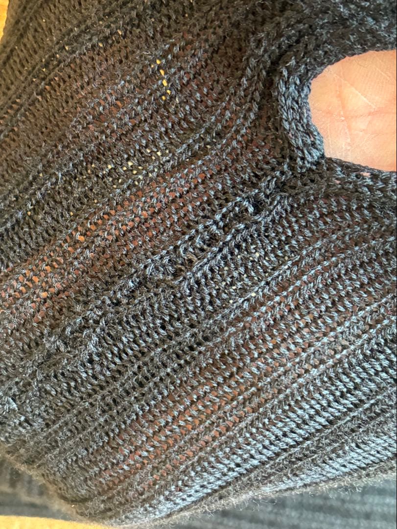 小物 Rick Owens armwarmer black sizeF wool100