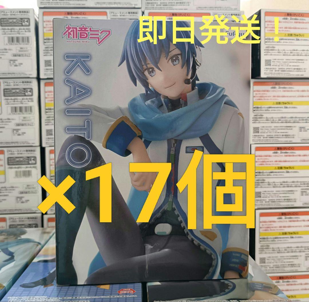 【最安まとめ売り】初音ミクシリーズ KAITO ぬーどるストッパー 17個