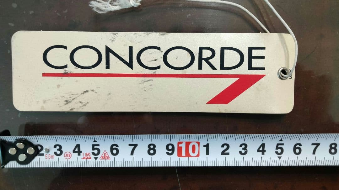 【希少】コンコルド プラスチック製 荷物ネームタグ（エアライン）