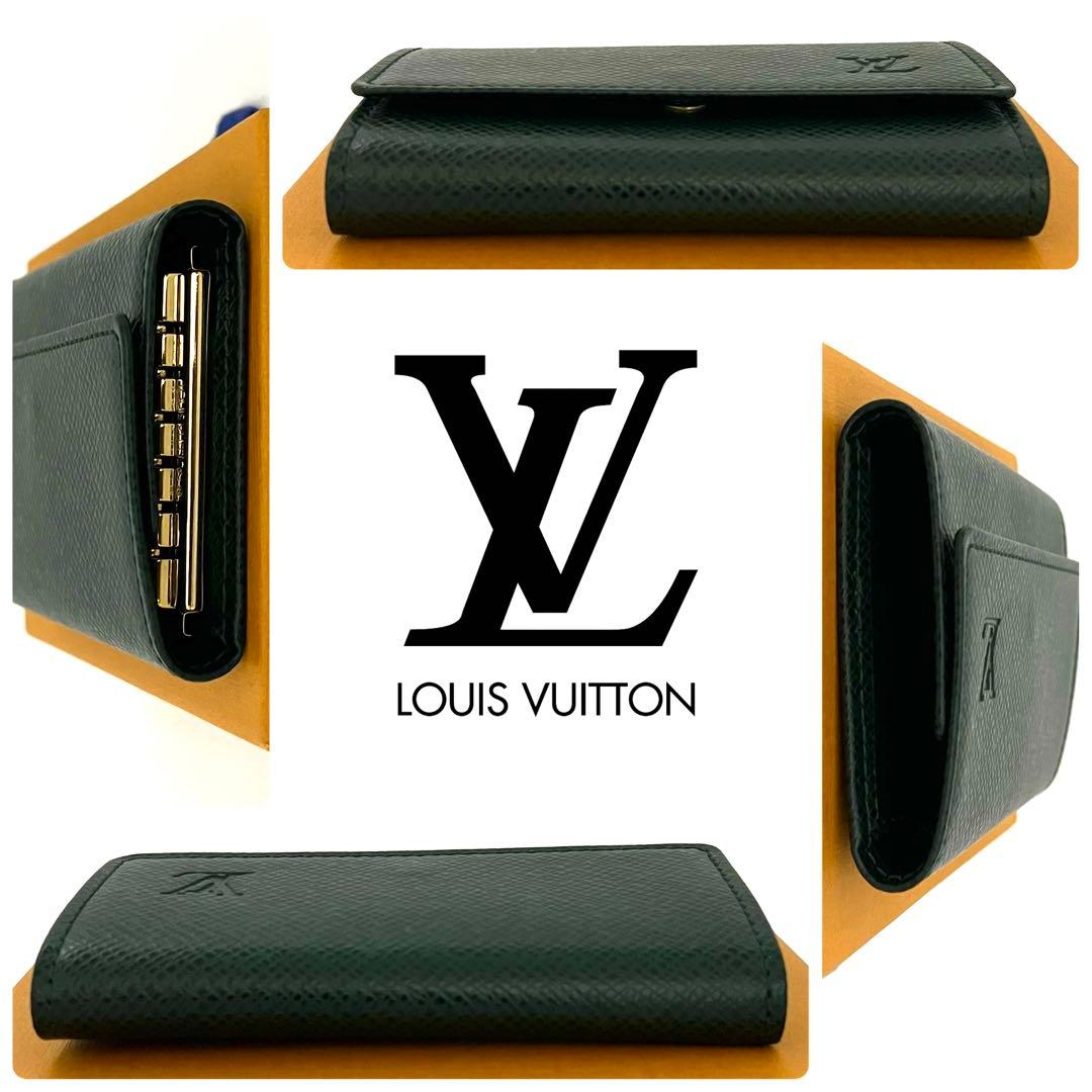 ルイ ヴィトン キーケース ミュルティクレ6 タイガ　グリーン