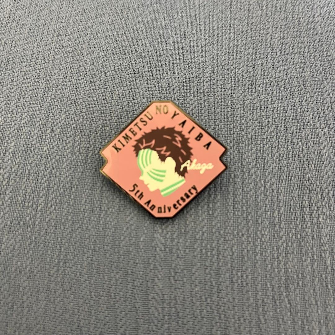 鬼滅の刃 伍周年記念 後夜祭 キャラクターモチーフピンズ 猗窩座 C群