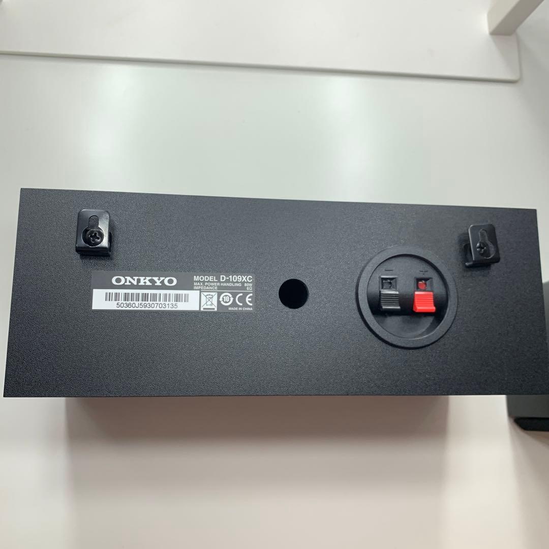 ONKYO D-109XC D-058ST スピーカー セット オンキヨー 黒