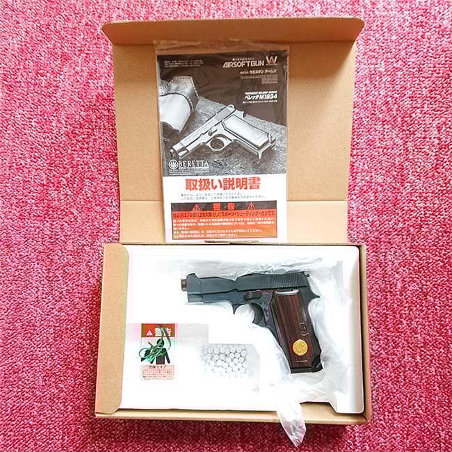 訳あり ウエスタンアームズ ベレッタM1934 ガンブルー ガスガン