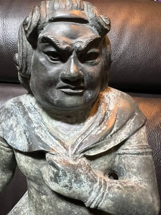 不動明王 坐像 青銅 江戸時代後期から幕末期明治