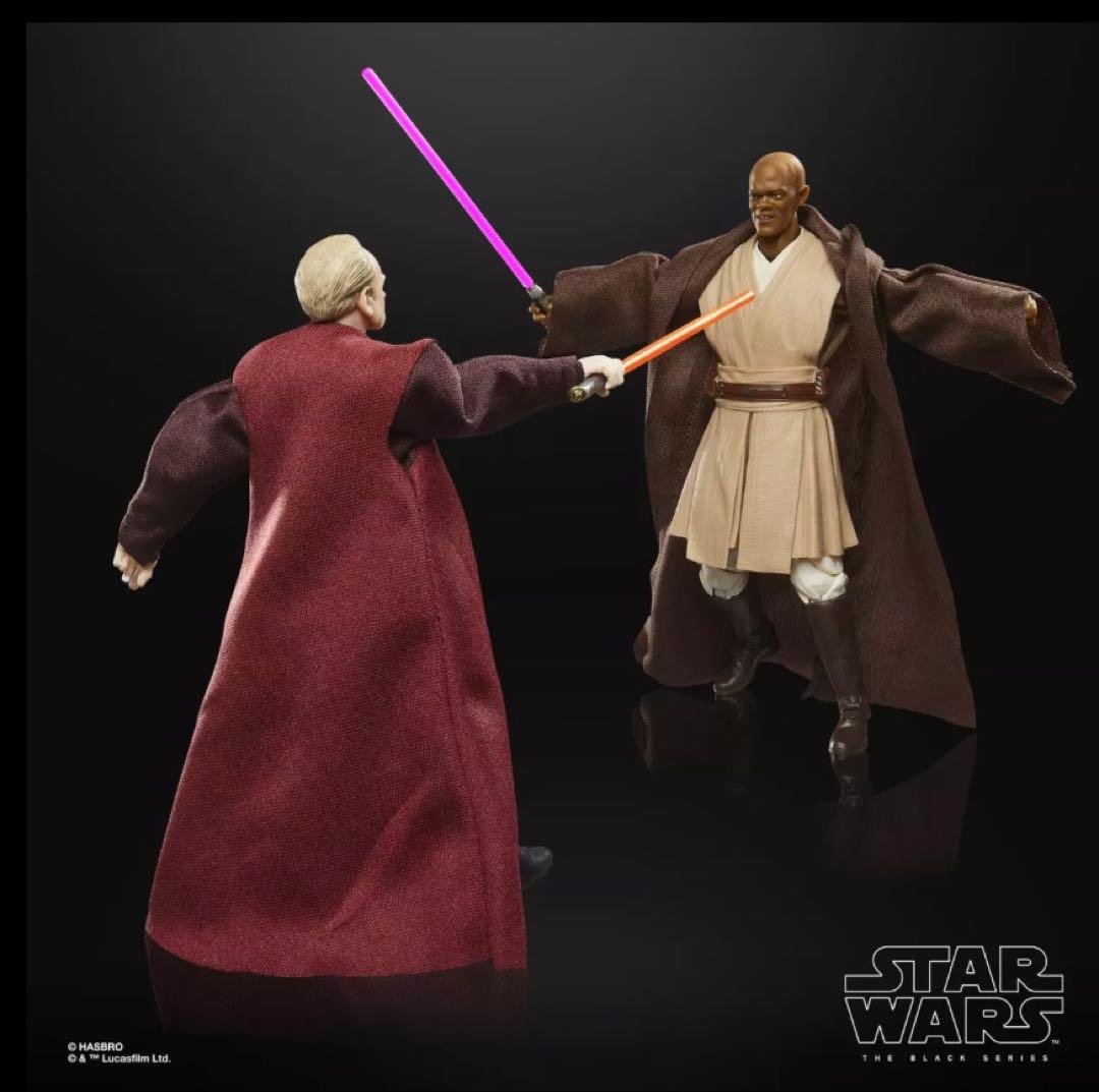 未開封　スターウォーズ　ブラックシリーズ　メイスウィンドゥ　vs パルパティーン