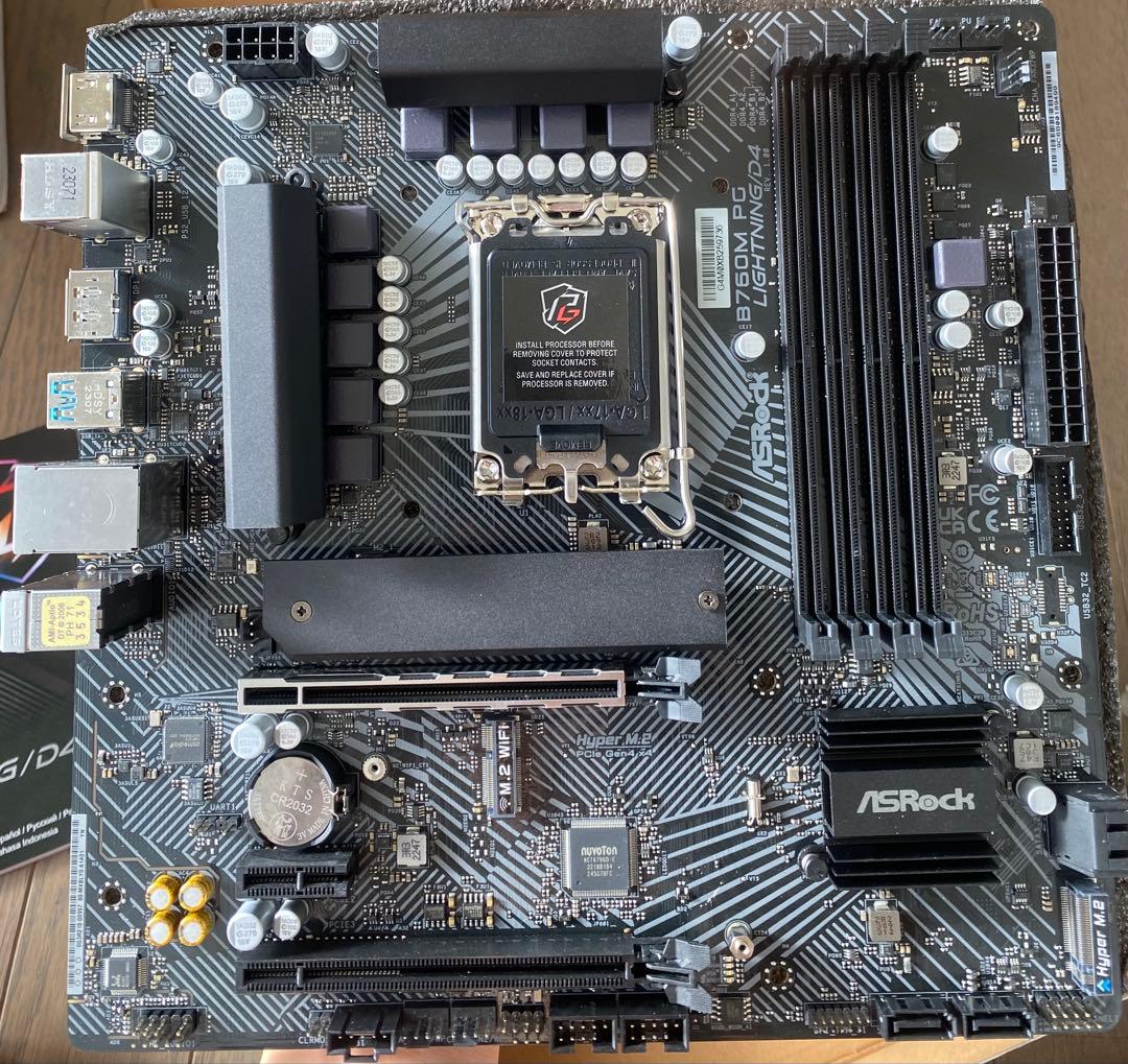 ASRock B760M PG LIGHTNING/D4 マザーボード 美品