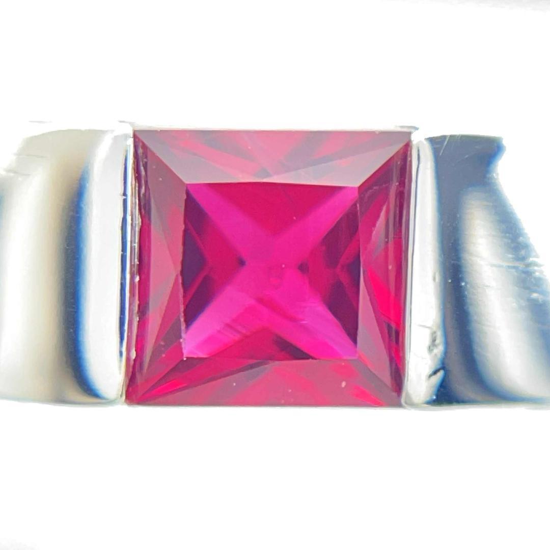 ジェムケリー 新品仕上げ済 ルビー0.3ct ダイヤモンド リング Pt900