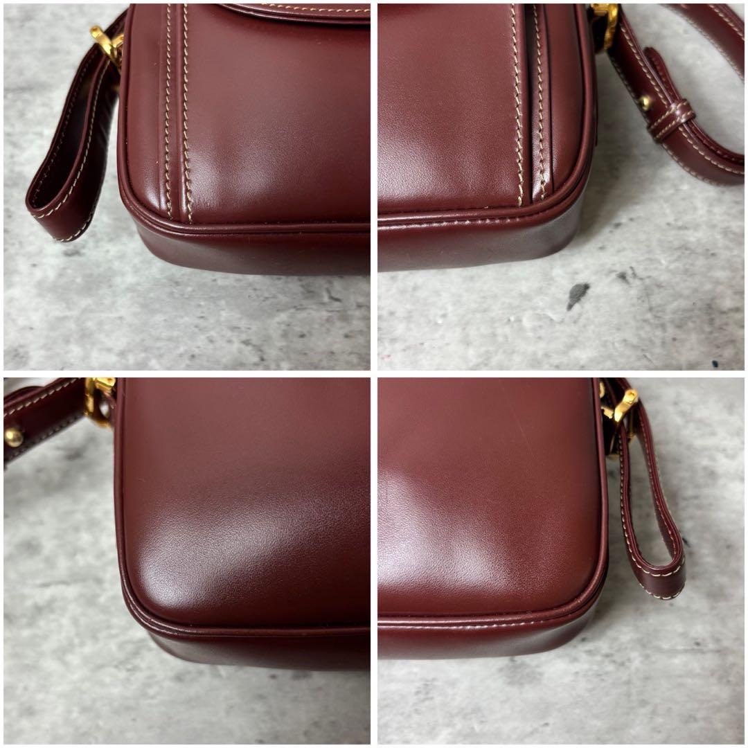 極美品 Cartier ワンショルダーバッグ 肩掛け 斜め掛け マストライン