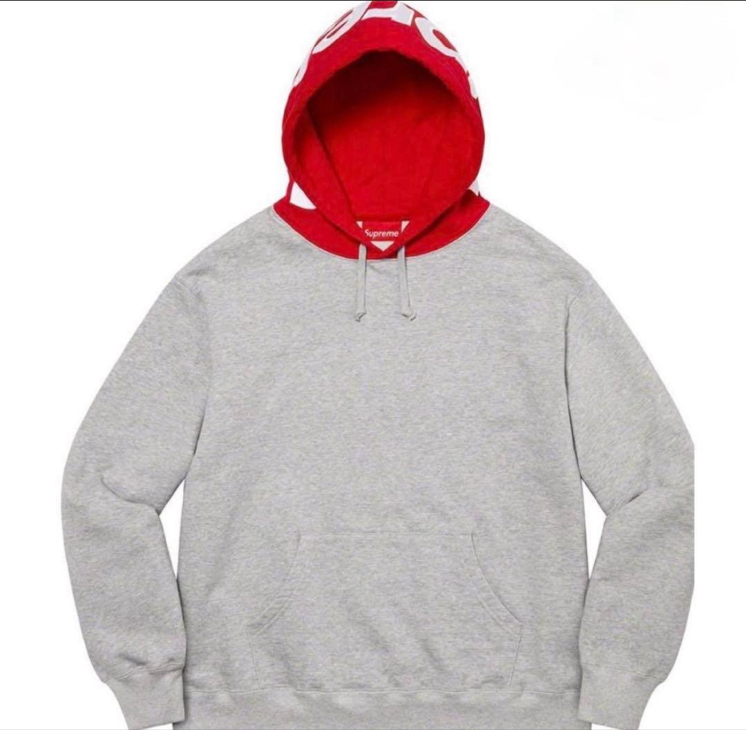 トップス Supreme 21fw Contrast Hooded Sweatshirt