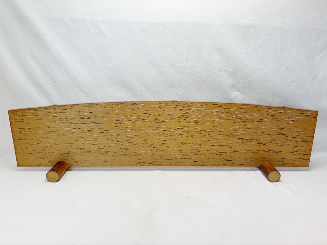 ほぼ未使用 茶道具 指物師 小林一斉作 虫喰 皆界 刻印 茶室道具 間仕仕切 箱