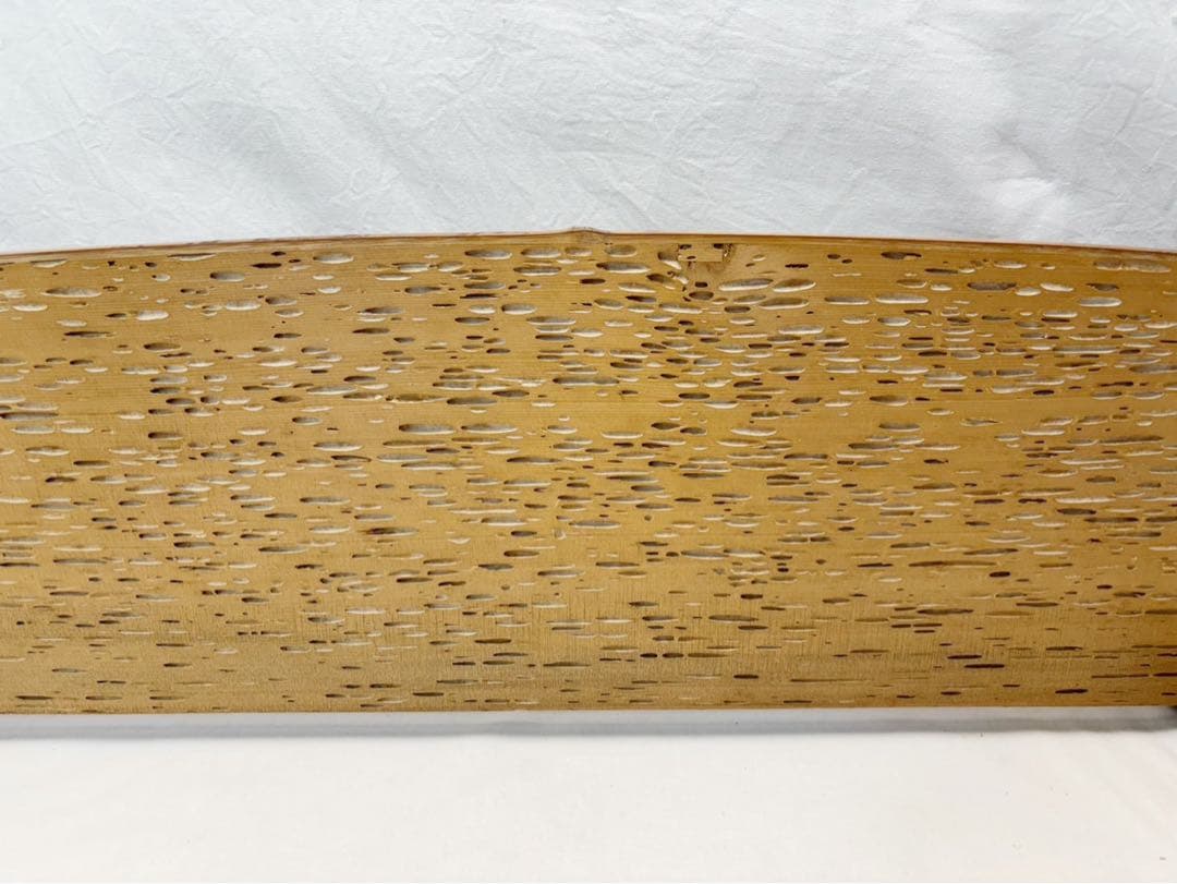 ほぼ未使用 茶道具 指物師 小林一斉作 虫喰 皆界 刻印 茶室道具 間仕仕切 箱