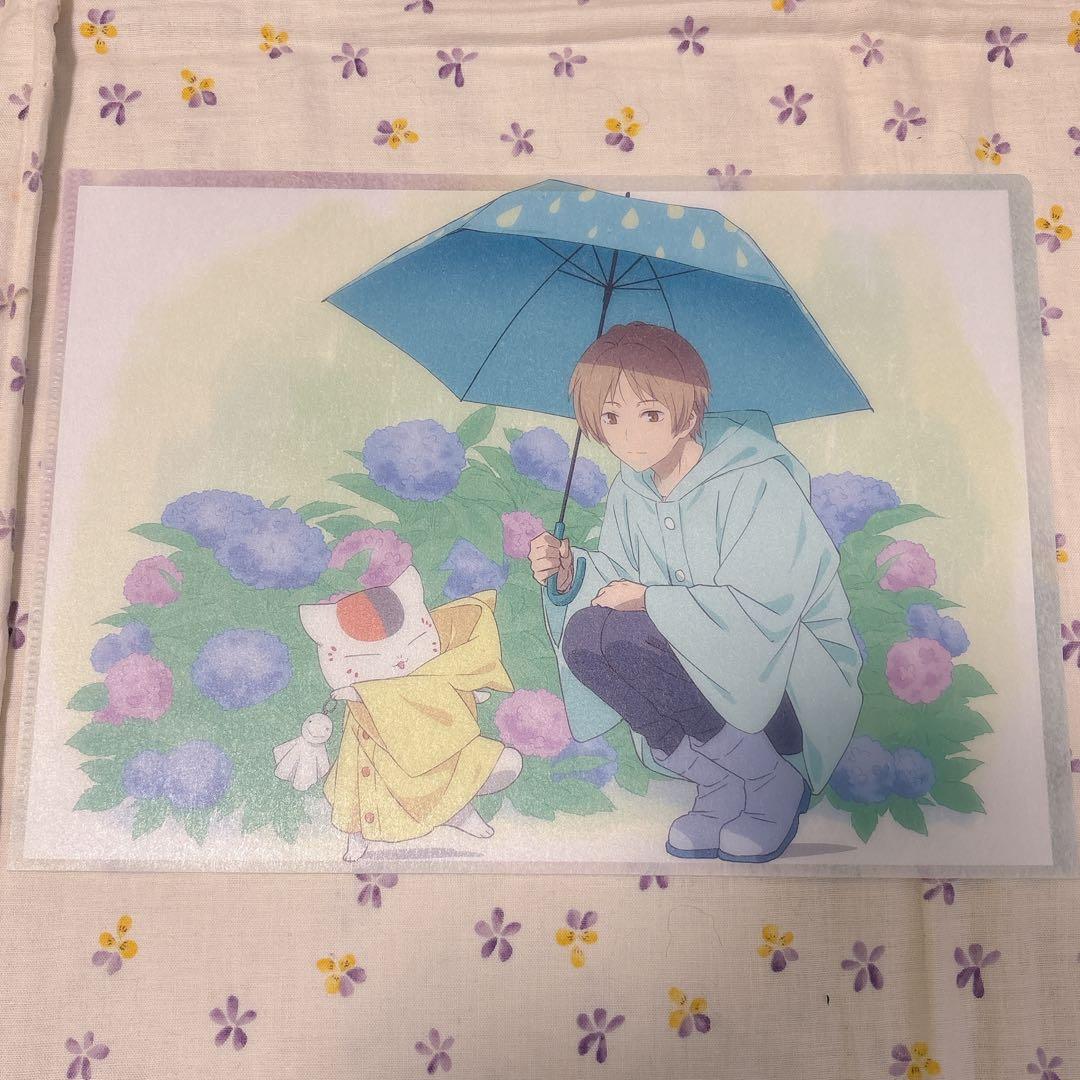 夏目友人帳 石起こしと怪しき来訪者 ブルーレイ 特典 和紙風 クリアファイル