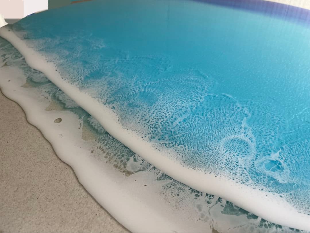 【さち(オーダー品)】海の丸テーブル