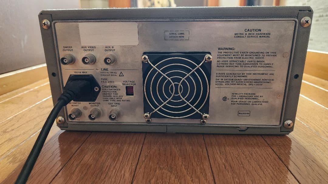 その他 HEWLETTPACKRD SPECTRUM ANALYZER 8590A