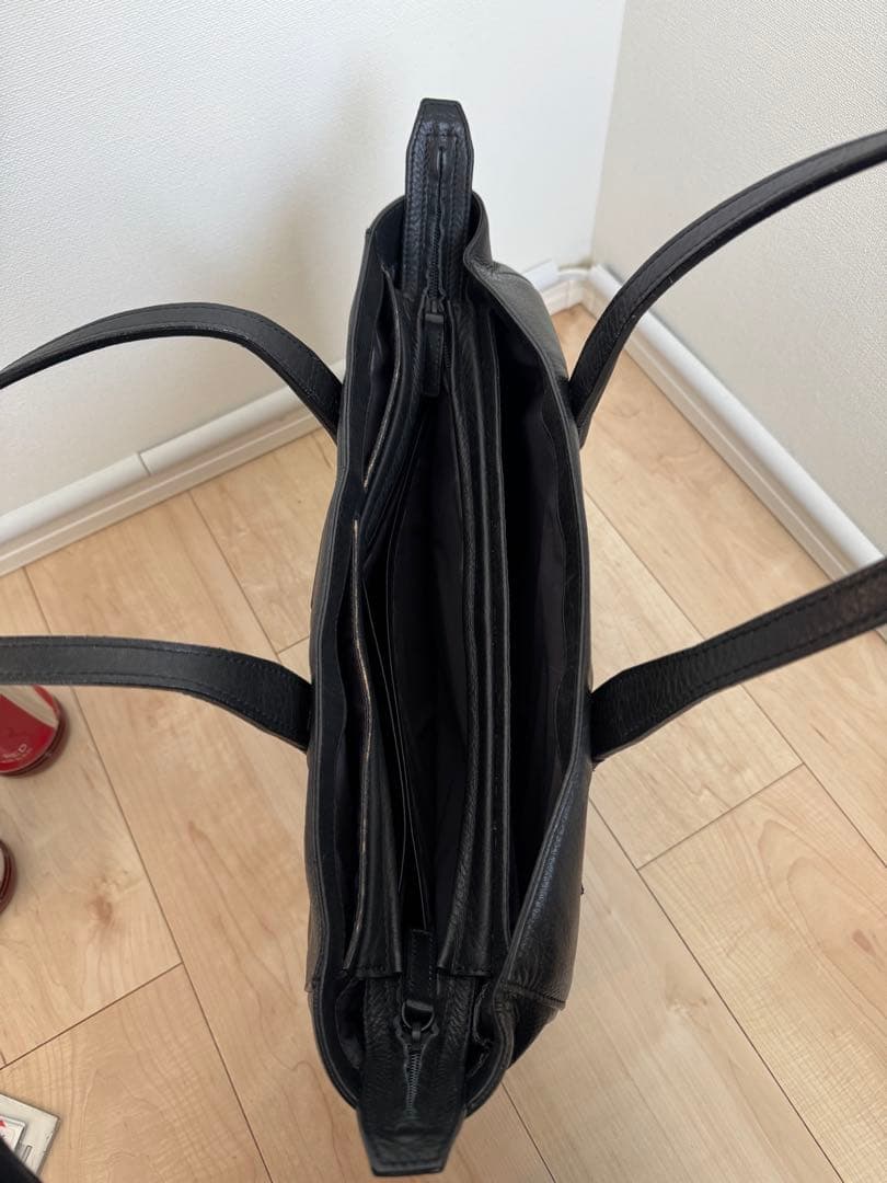 S*.様 objcts.io スマートトートバッグ レザー ブラック ビジネスバ