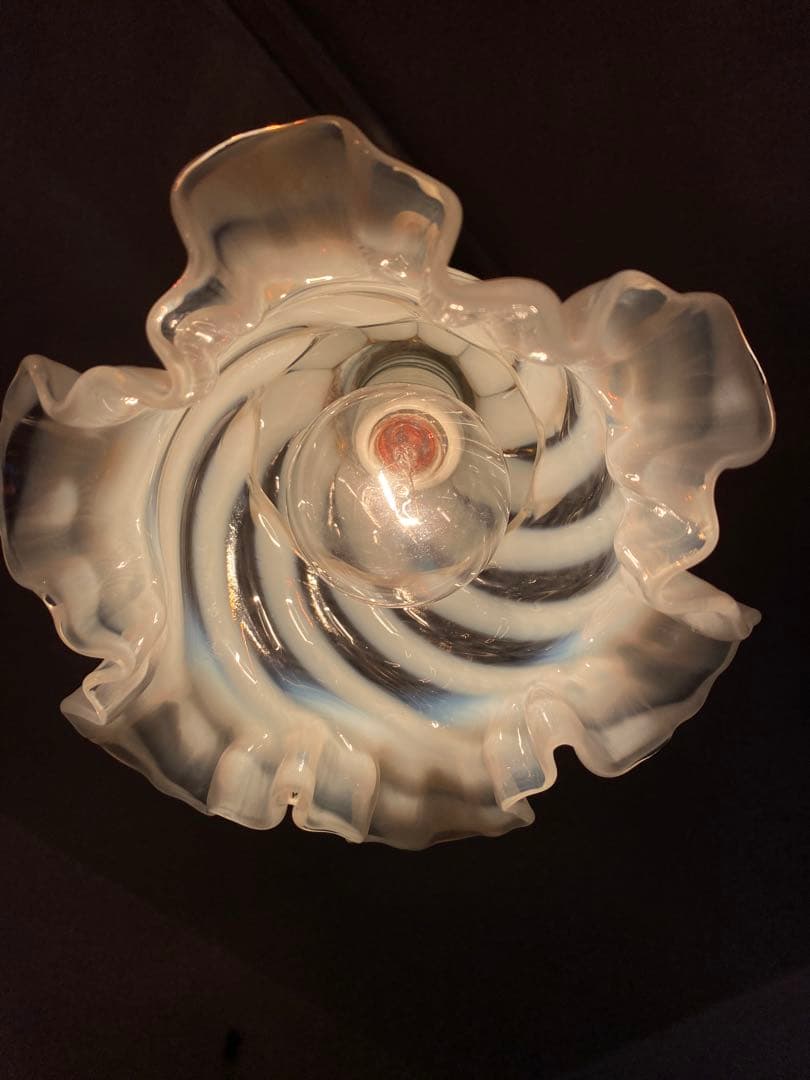 OLD FENTON フェントン　オパールセント　ガラスシェード　ペンダント