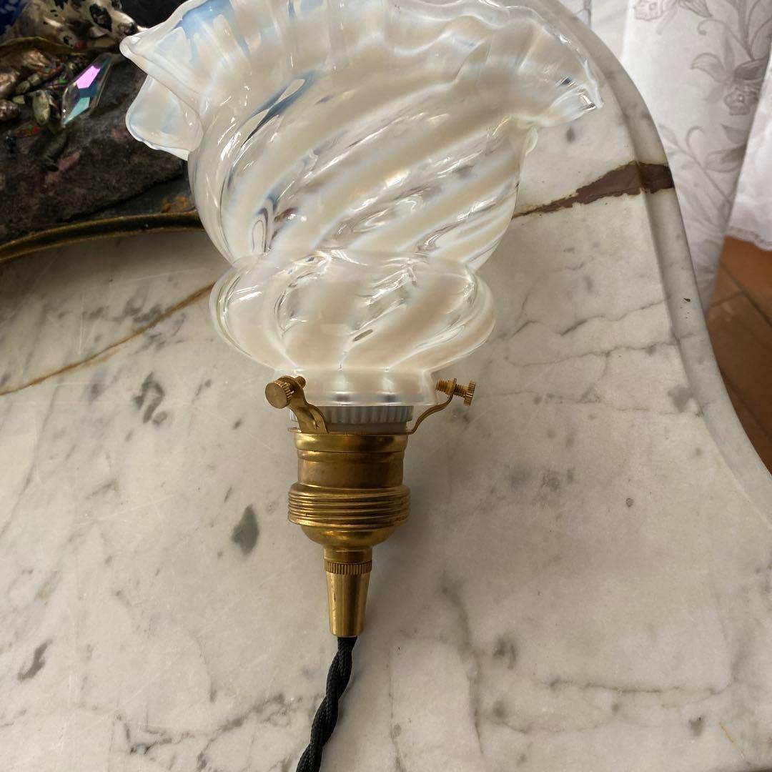 OLD FENTON フェントン　オパールセント　ガラスシェード　ペンダント