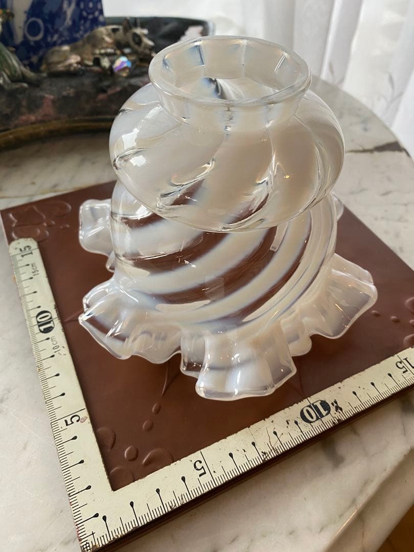 OLD FENTON フェントン　オパールセント　ガラスシェード　ペンダント