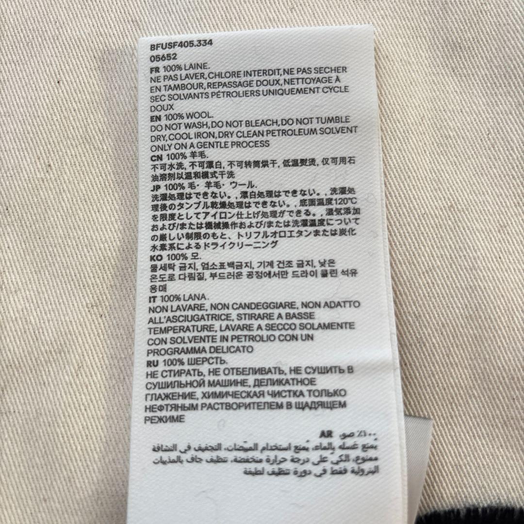 【即購入可】AMI PARIS アミパリ マフラー 黒 新品未使用