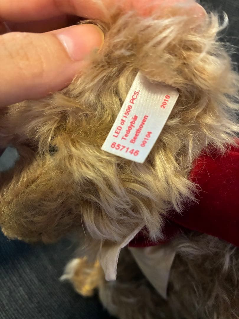 シュタイフ ベートーヴェン テディベア 2010年製 限定1500体 箱付き！