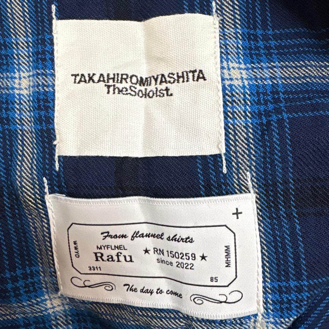 ソロイスト soloist タカヒロ ミヤシタ ブルゾン ネルシャツ ラフ