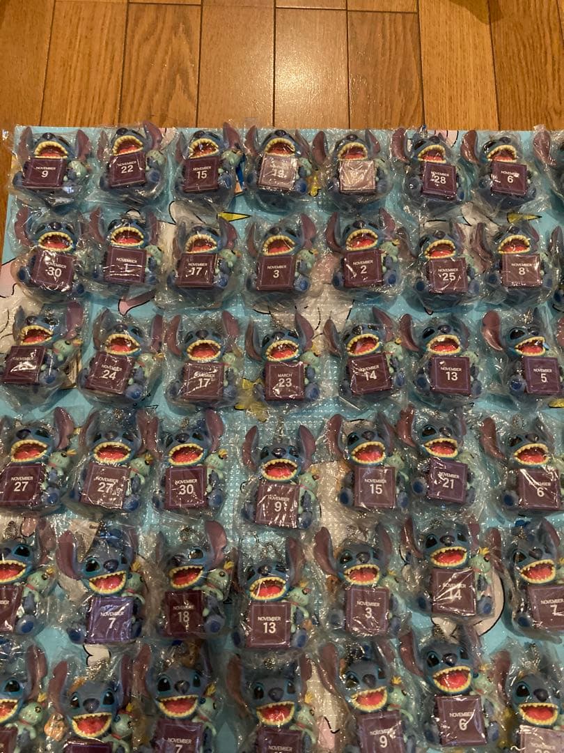 ディズニー　スティッチ キーホルダー大量　79個　未使用