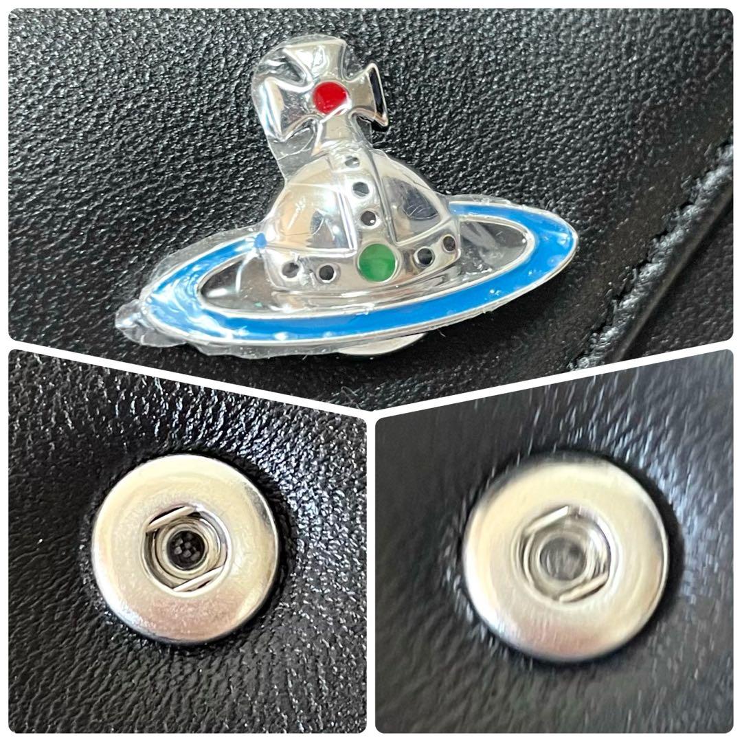 未使用保管品✨ヴィヴィアンウエストウッド　3つ折り財布　EMMA　黒