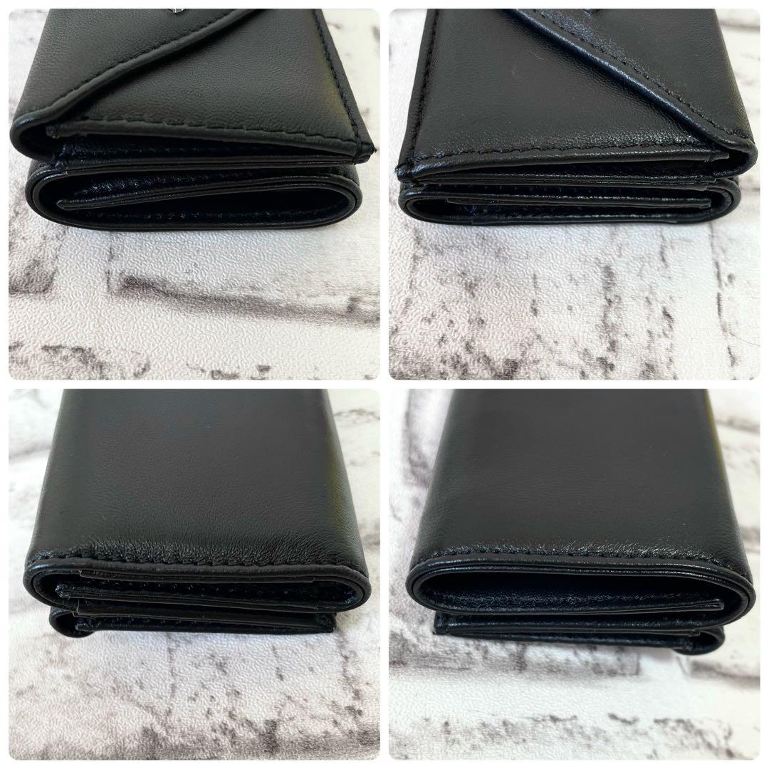 未使用保管品✨ヴィヴィアンウエストウッド　3つ折り財布　EMMA　黒