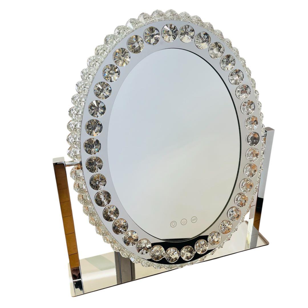 ⭐️希少❣️極美品✨ フランフラン ブリエ ハリウッドミラー ラウンド　女優ミラー