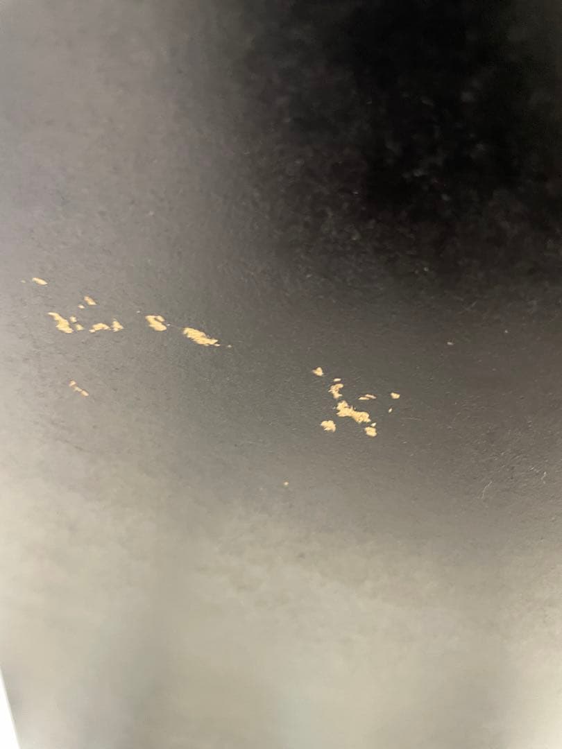 サンワダイレクト 鏡面デスク ブラック×シルバー テーブル 120×60×70