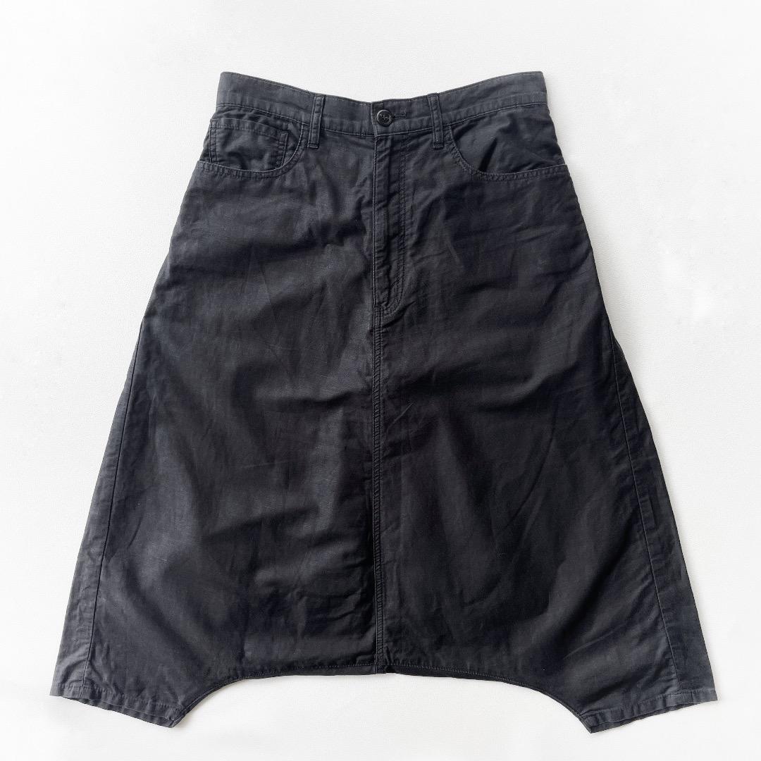 希少　コムデギャルソン ジュンヤワタナベ サルエルパンツ S コットンリネン 黒