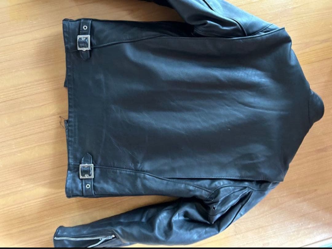 美品　革ジャン　ショット　schott シングル　ライダース　36