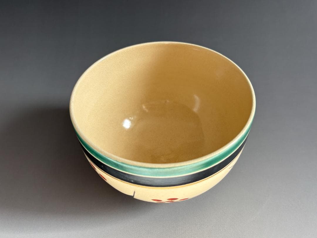 16代永楽善五郎　色絵　早春　茶碗　茶道具