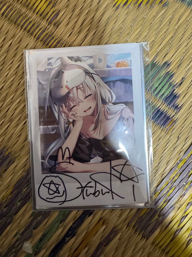 白上フブキ サイン入りカード 2023年版