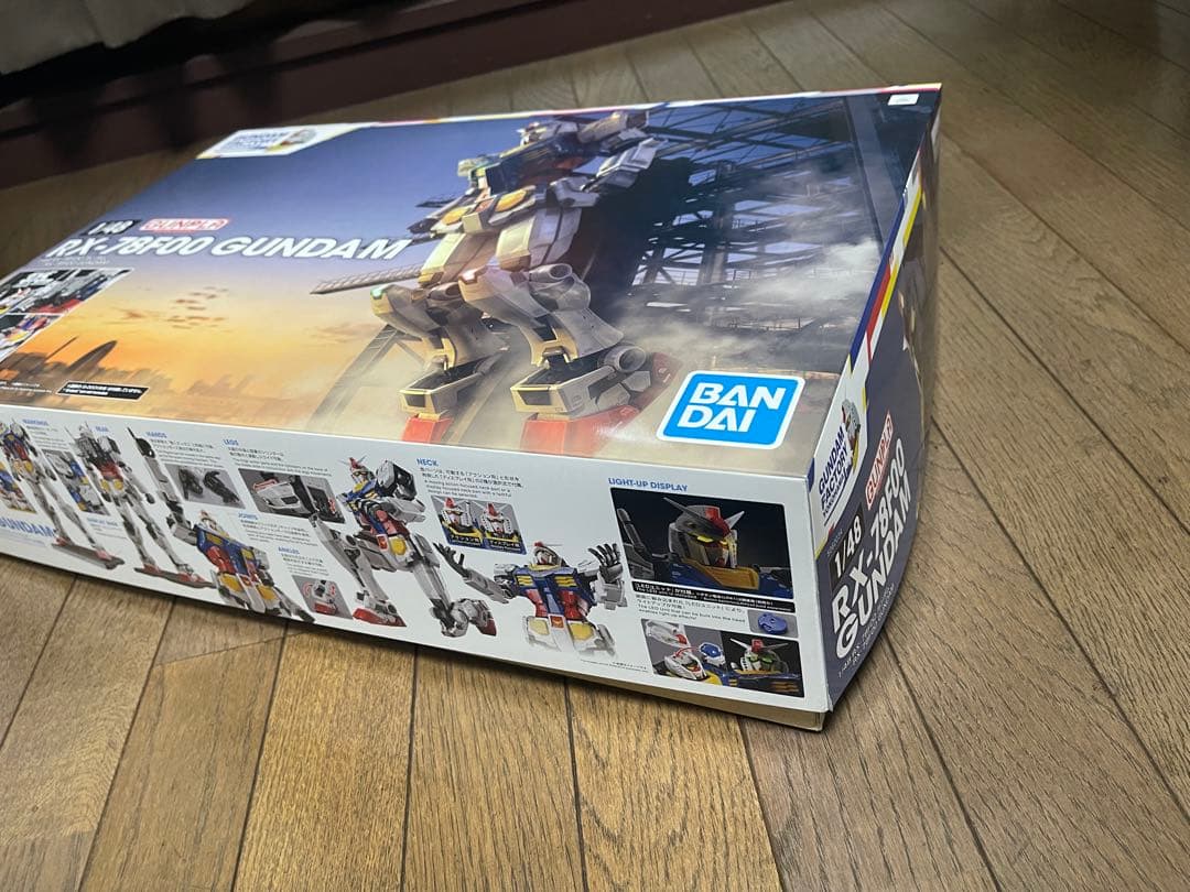 1/48 RX-78F00ガンダム　横浜ガンダムバンダイガンプラ水転写デカール付