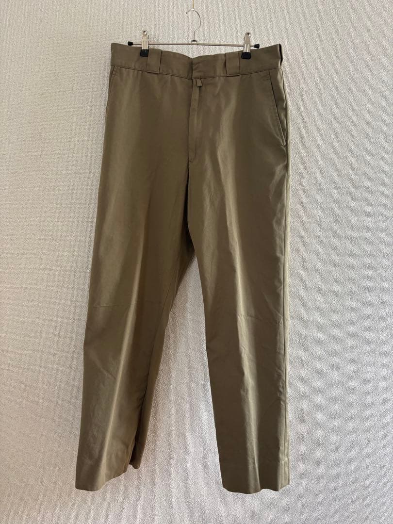 COMOLI コットンギャバウォッシュドパンツ