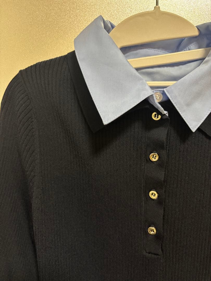 Aquweiser-riche ポロニットソー　ネイビー