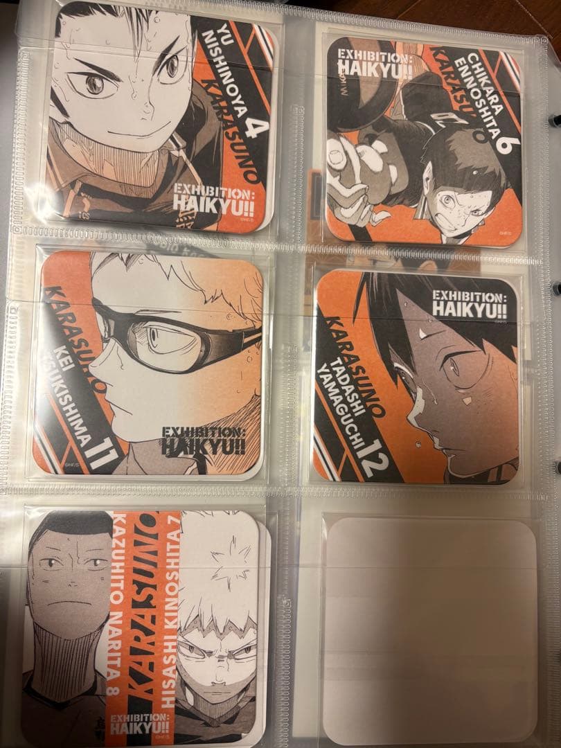 ハイキュー!! ハイキュー展 コースターBOX 第３弾　原画展 特典 48枚